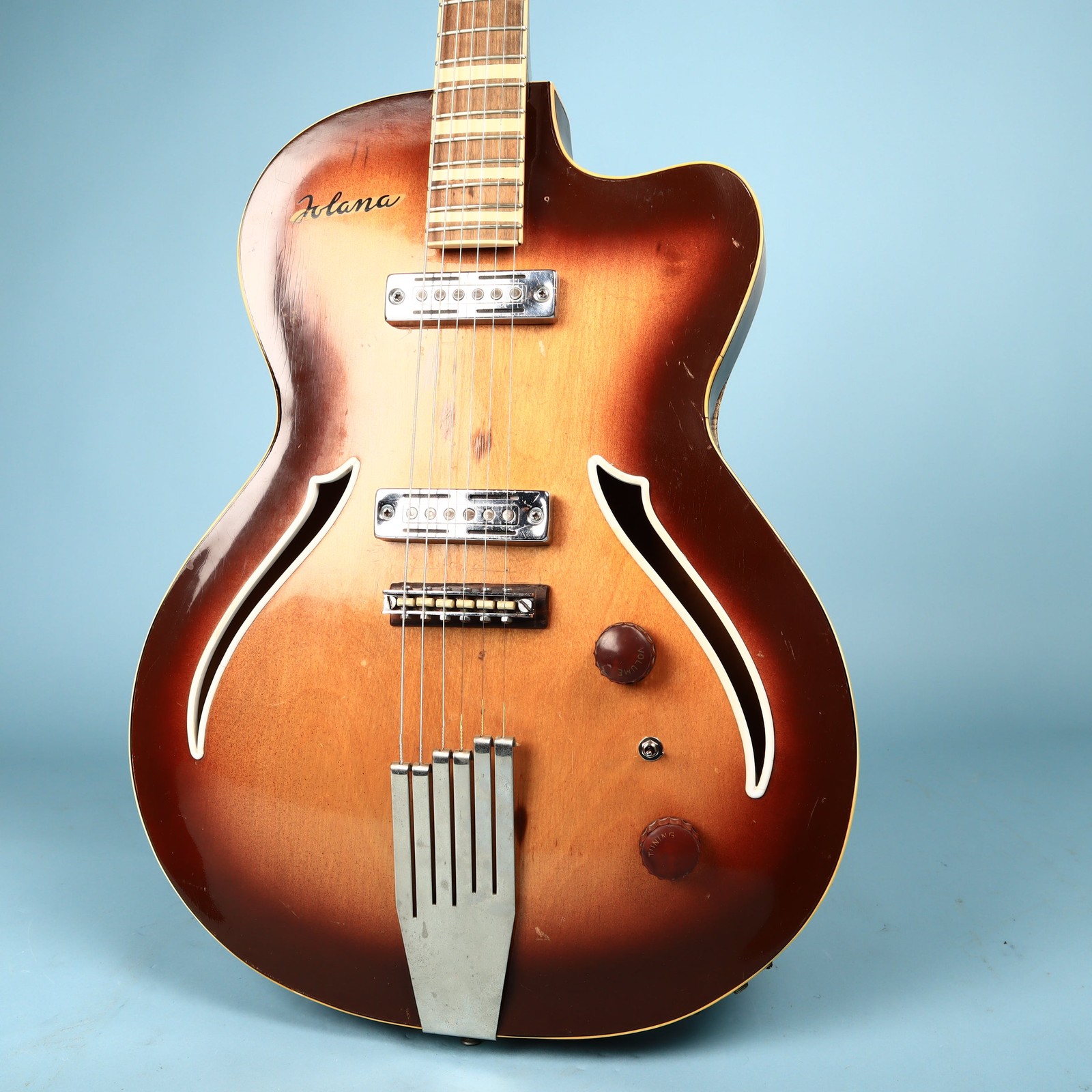 Jolana Neoton Archtop Electric Guitar, Made in Czechoslovakia