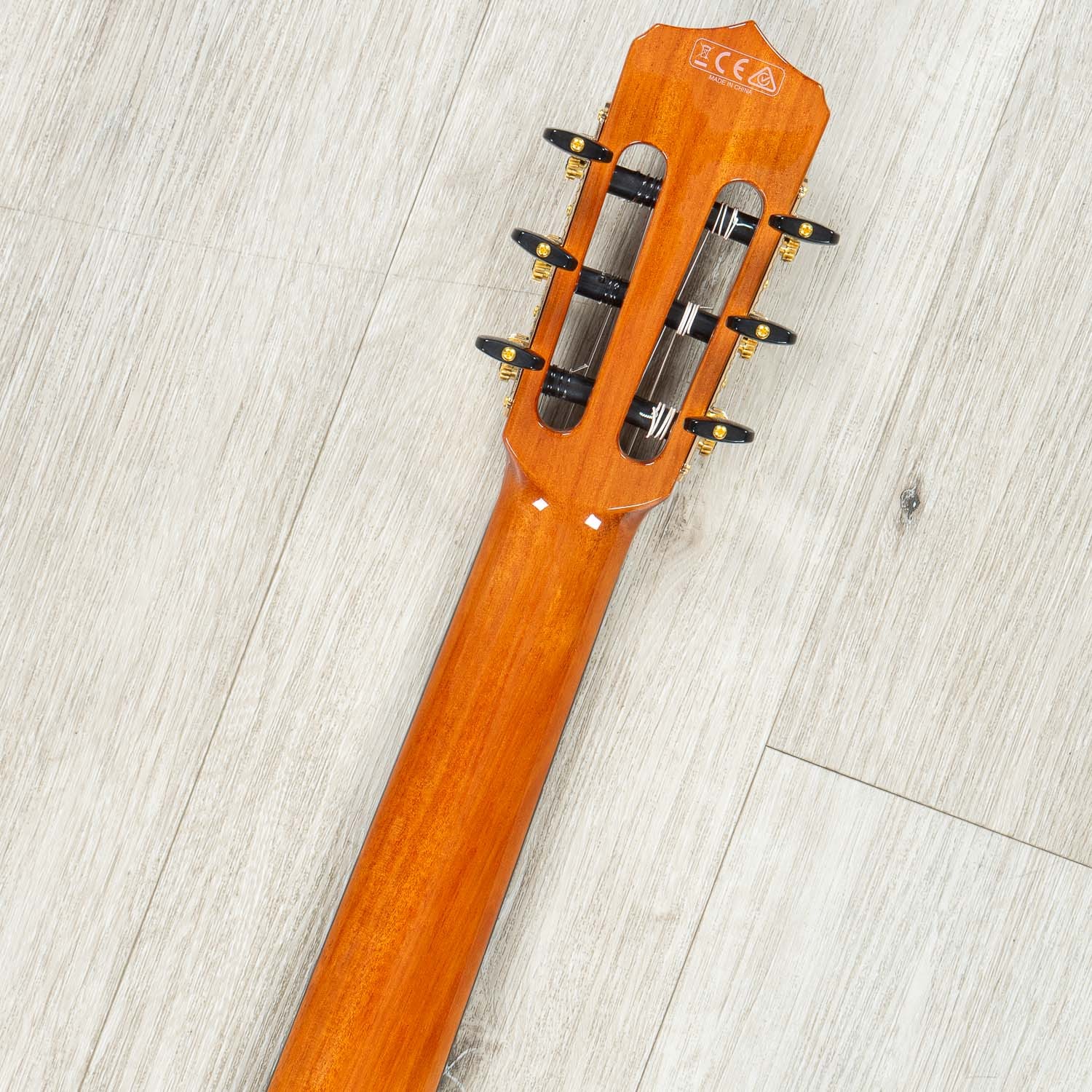 Cordoba Stage Electric Nylon String Guitar, Pau Ferro Fretboard, Natural Amber