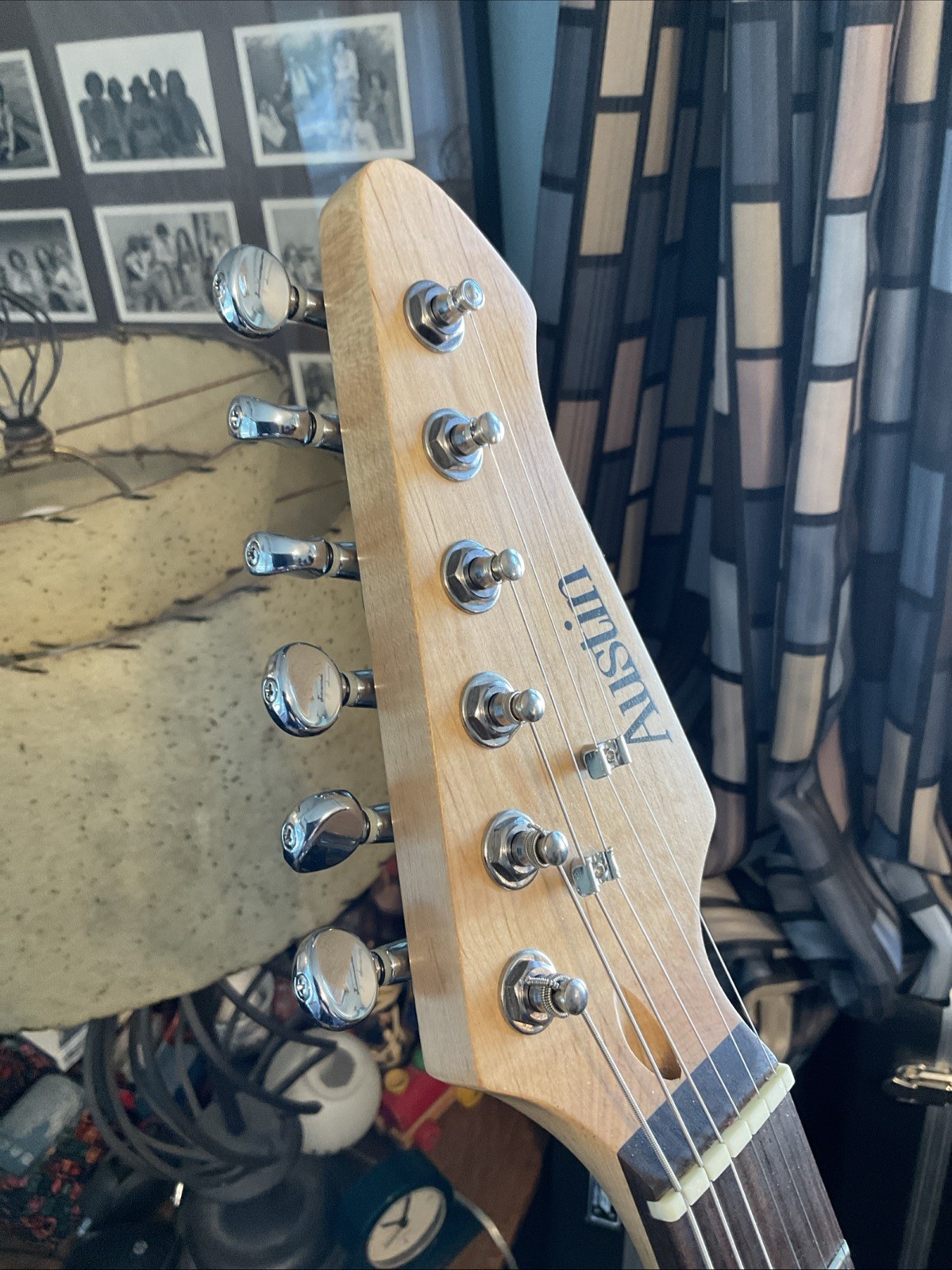 Austin Stratocaster Style Electric Guitar Setup and Ready AUPP1 Excellent