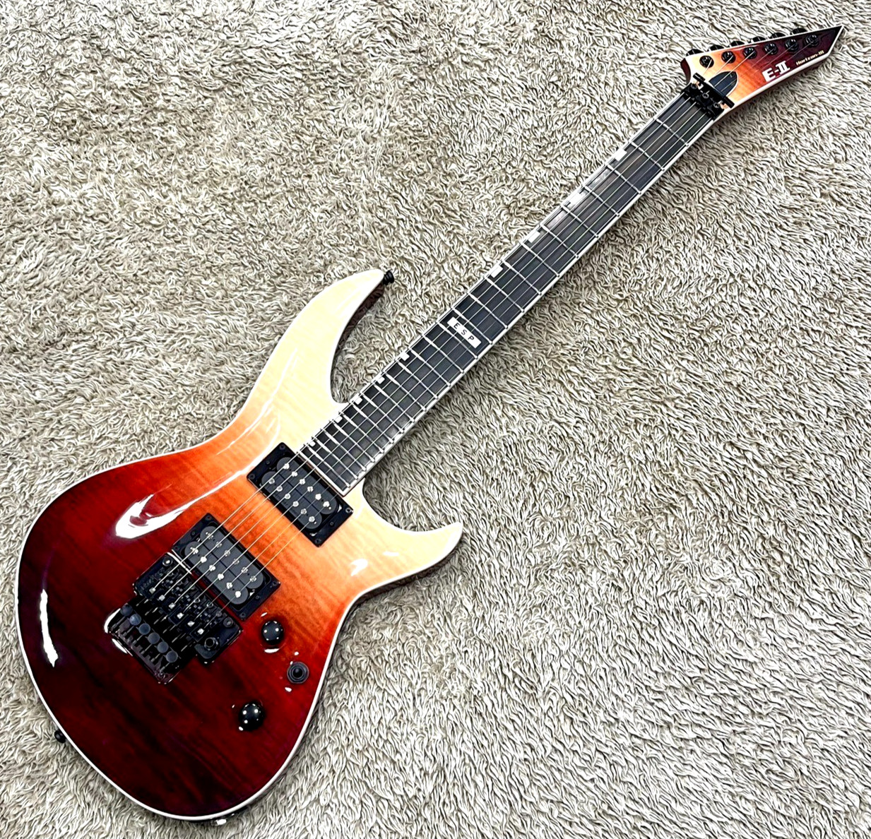 E-II HORIZON-III FR Black Cherry Fade Electric Guitar From Japan