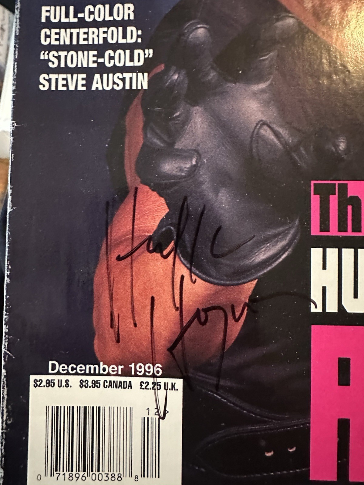 NWO WCW WWF WWE Hulk Hogan Autographed December 96 Pro Wrestling Illustrated