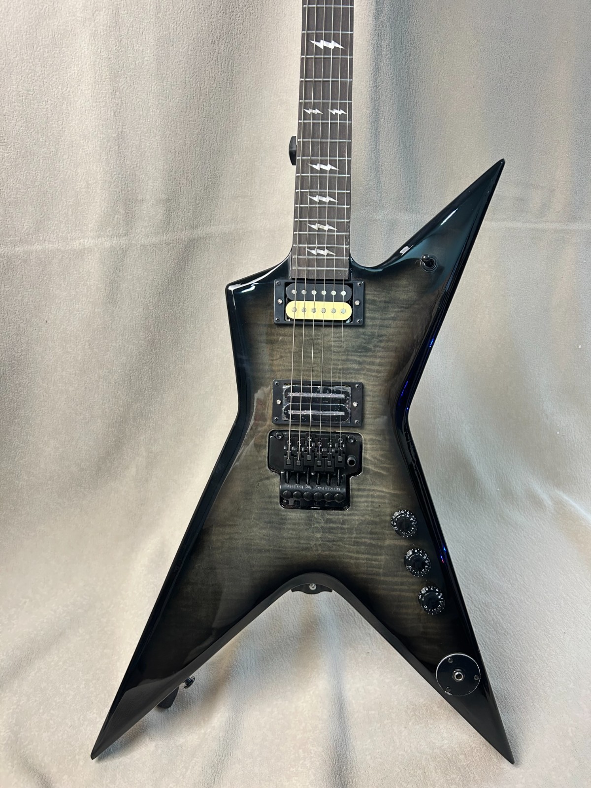 Dimebag Darrell Stealth Electric Guitar Olive Green Flame Maple Veneer