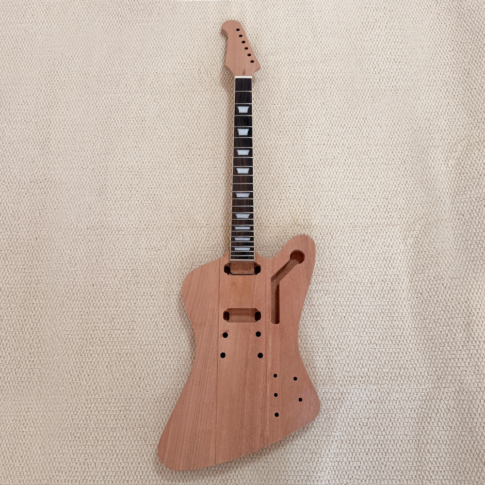 DIY 6-string Firebird Electric Guitar Kit Mahogany Body & Neck CR part set neck