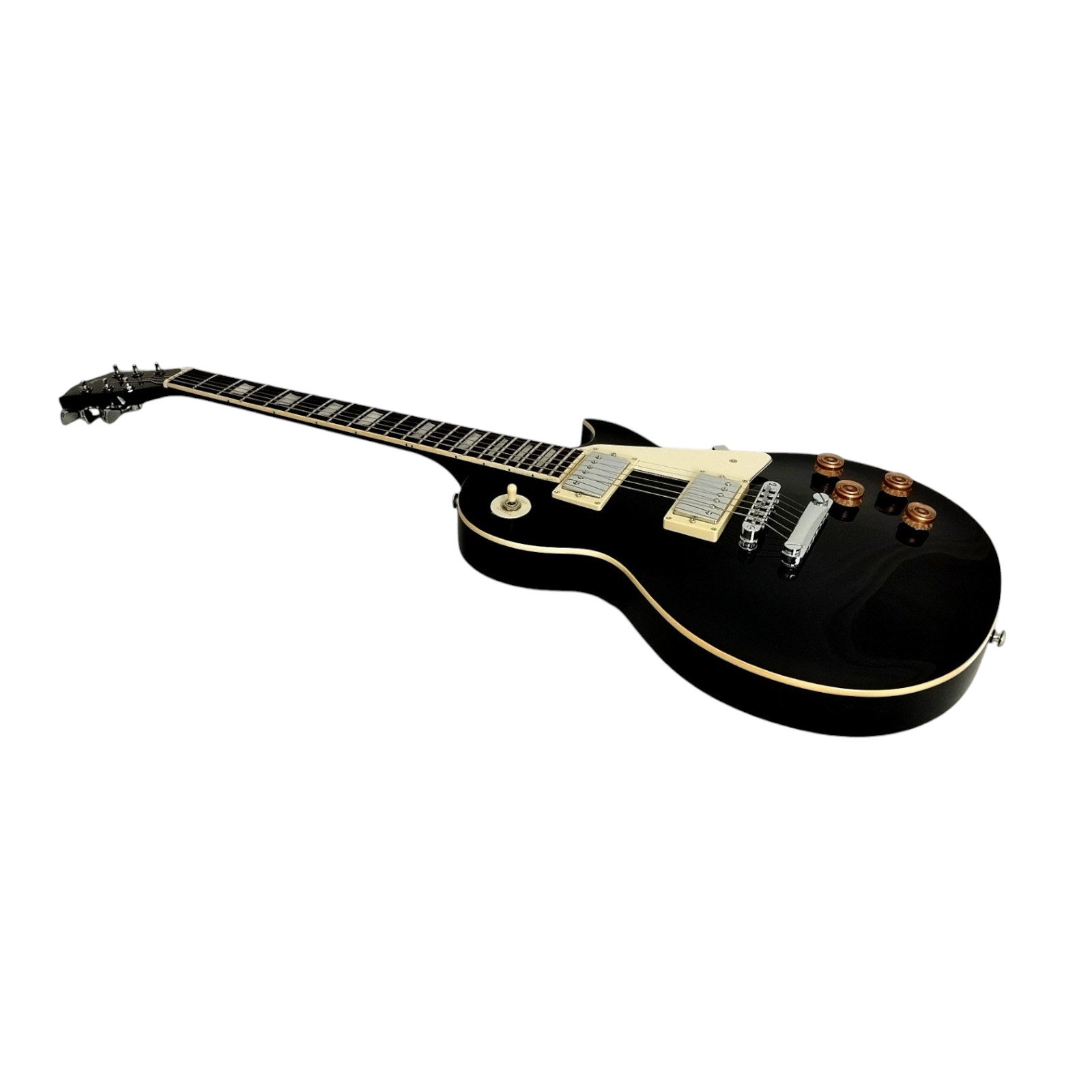 Haze SEG277BK Black Solid Body Style Electric Guitar + Accessories