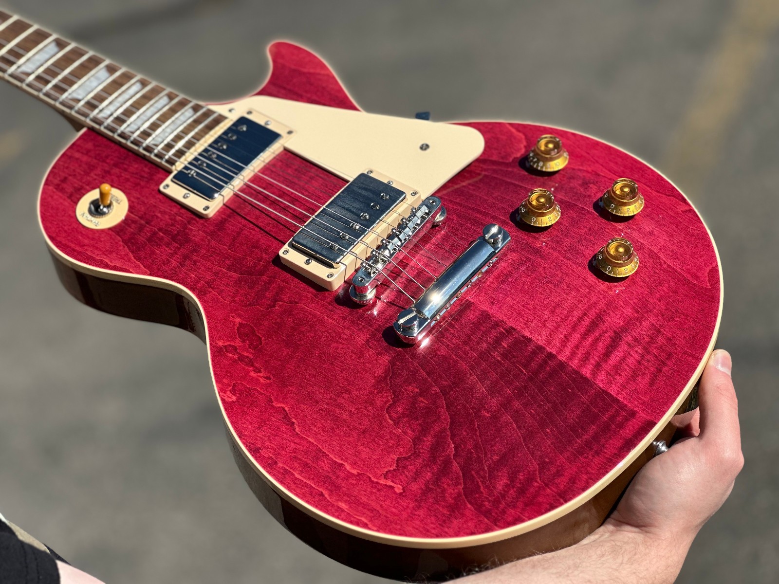 Gibson Les Paul Standard ’50s Figured Top Fuchsia Open Unplayed 9lbs1oz #277