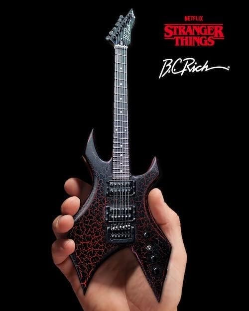 Eddie Munson’s Guitar Mini Replica from Stranger Things