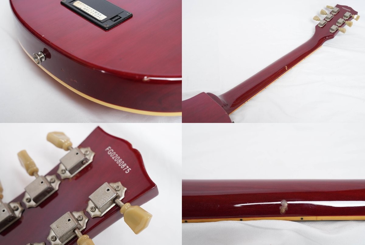 Electric Guitar Burny RLG-55S 2002 Vintage Cherry Sunburst Japan S/N FG02080875