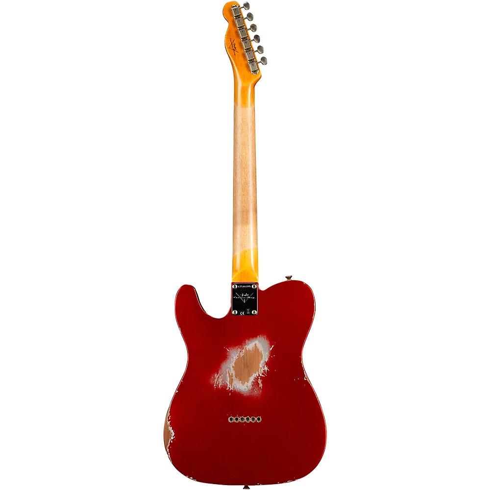 Fender Custom Shop 61 Telecaster Heavy Relic Guitar Faded Aged Candy Apple Red