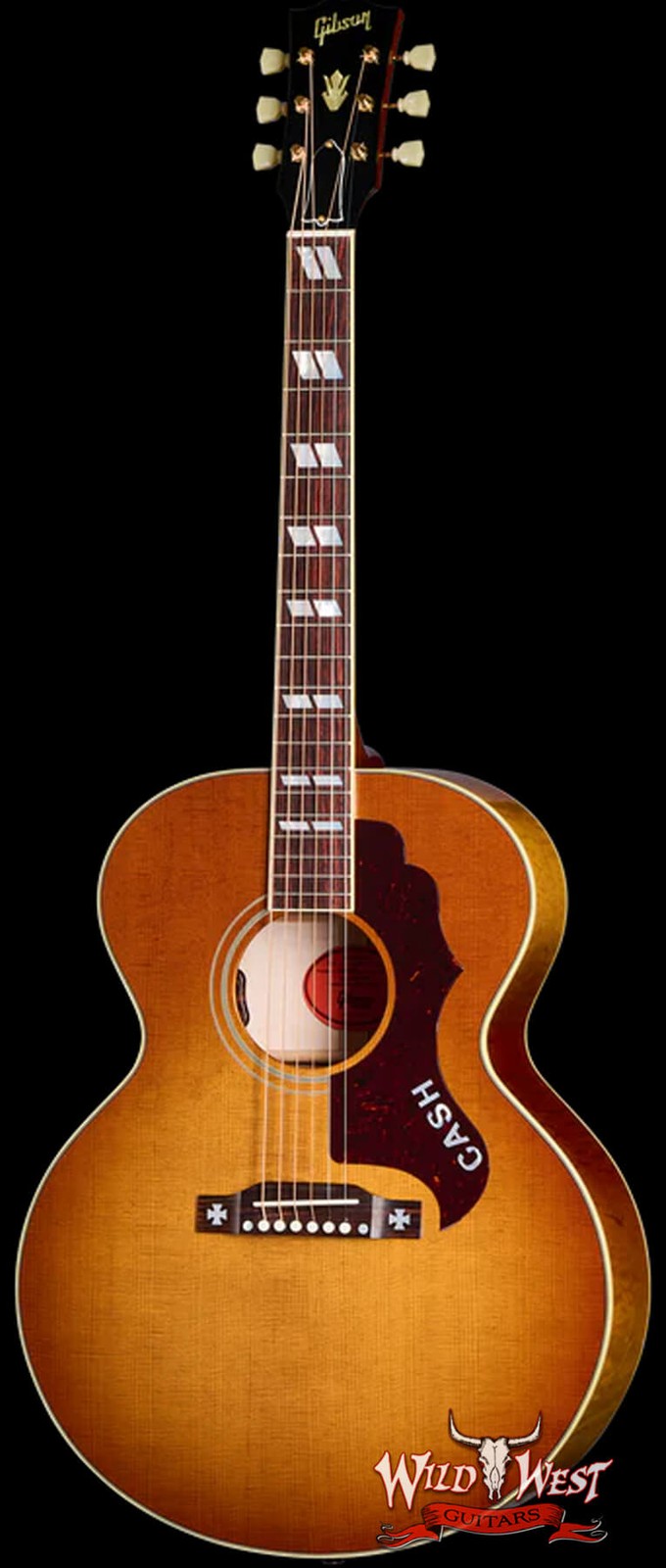 Gibson Custom Shop Rosanne Cash J-185 Heritage Cherry Sunburst 4.40 lbs