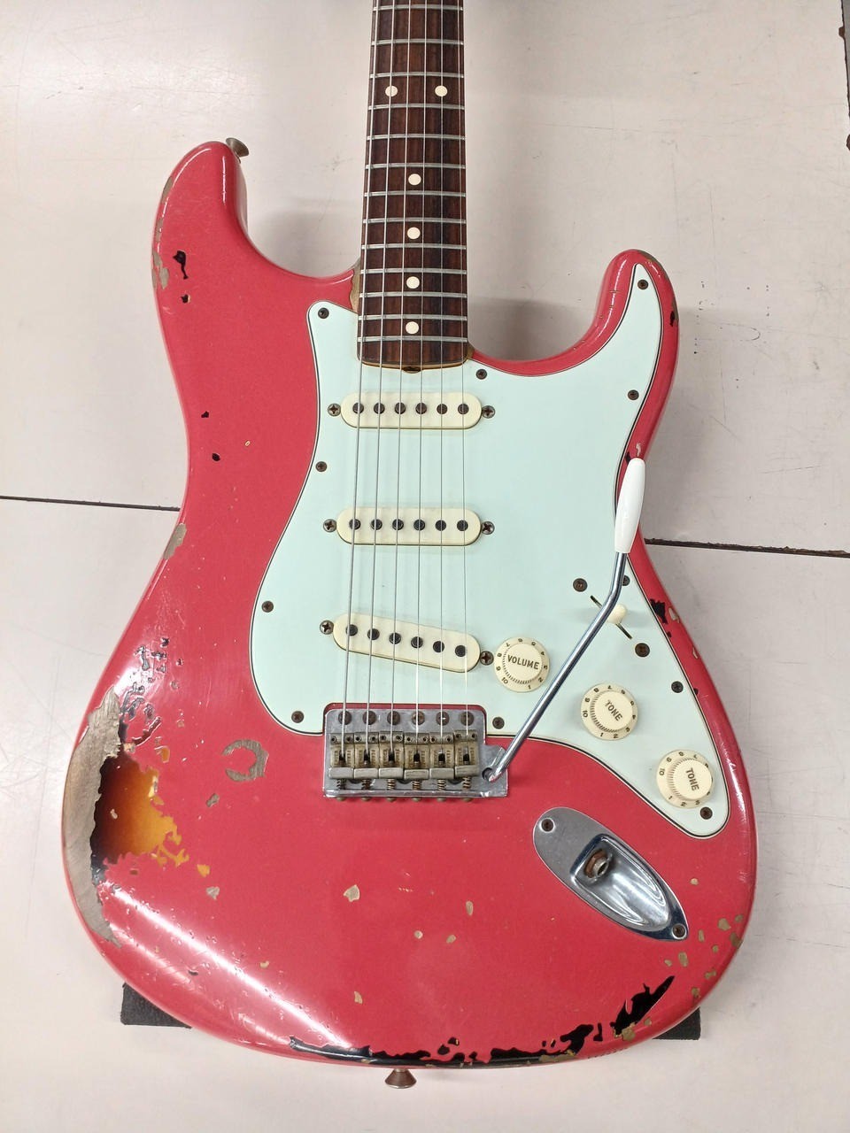 Fender Custom Shop 1963 Michael Landau Strat Fiesta Red 3 Tone Sunburst Relic
