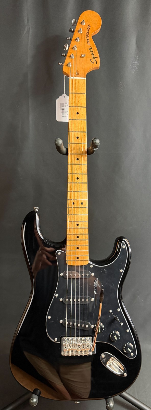 Squier Classic Vibe 70’s Statocaster Electric Guitar Gloss Black Finish (119)