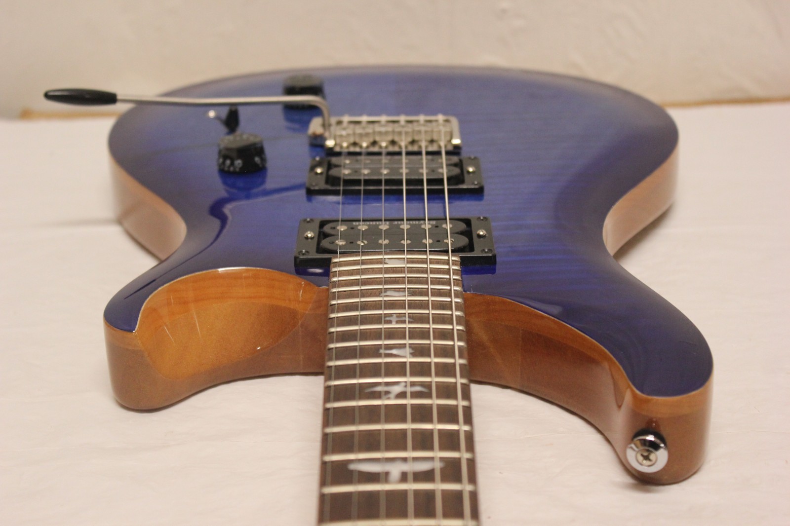 PRS S2 Custom 24 Lake Blue Electric Guitar 6-String Upgraded Pickups/Tuners