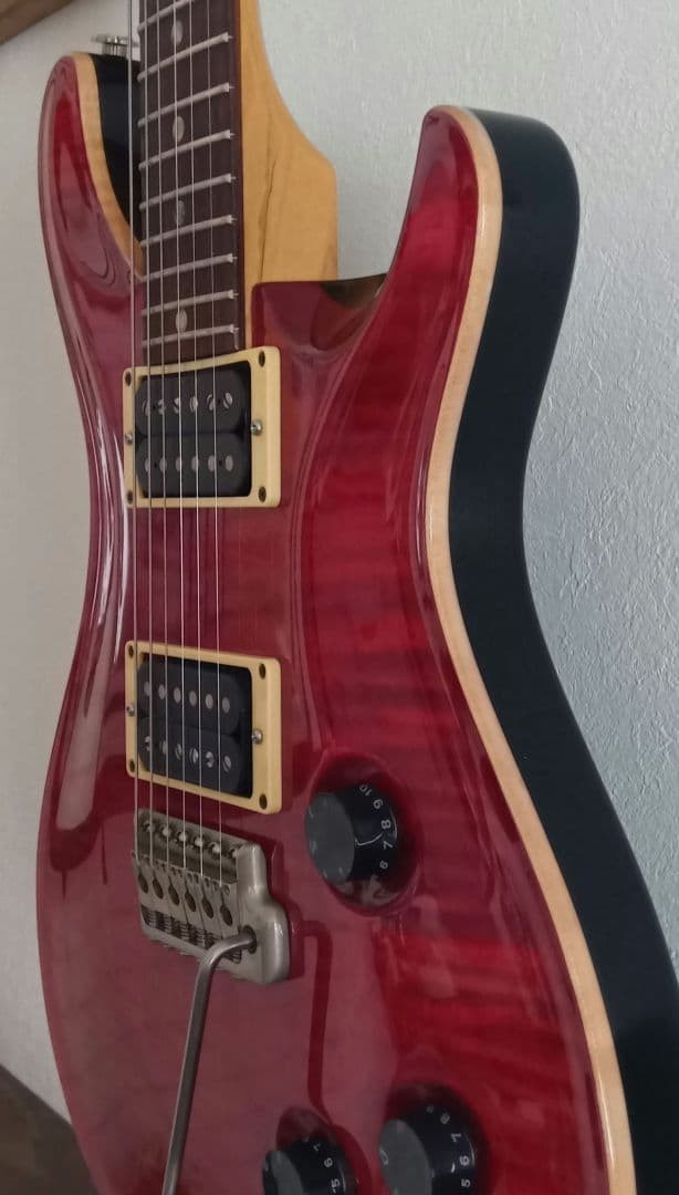 Electric Guitar Paul Reed Smith CE24 2006 Black Cherry Maple Top w/ Accessories