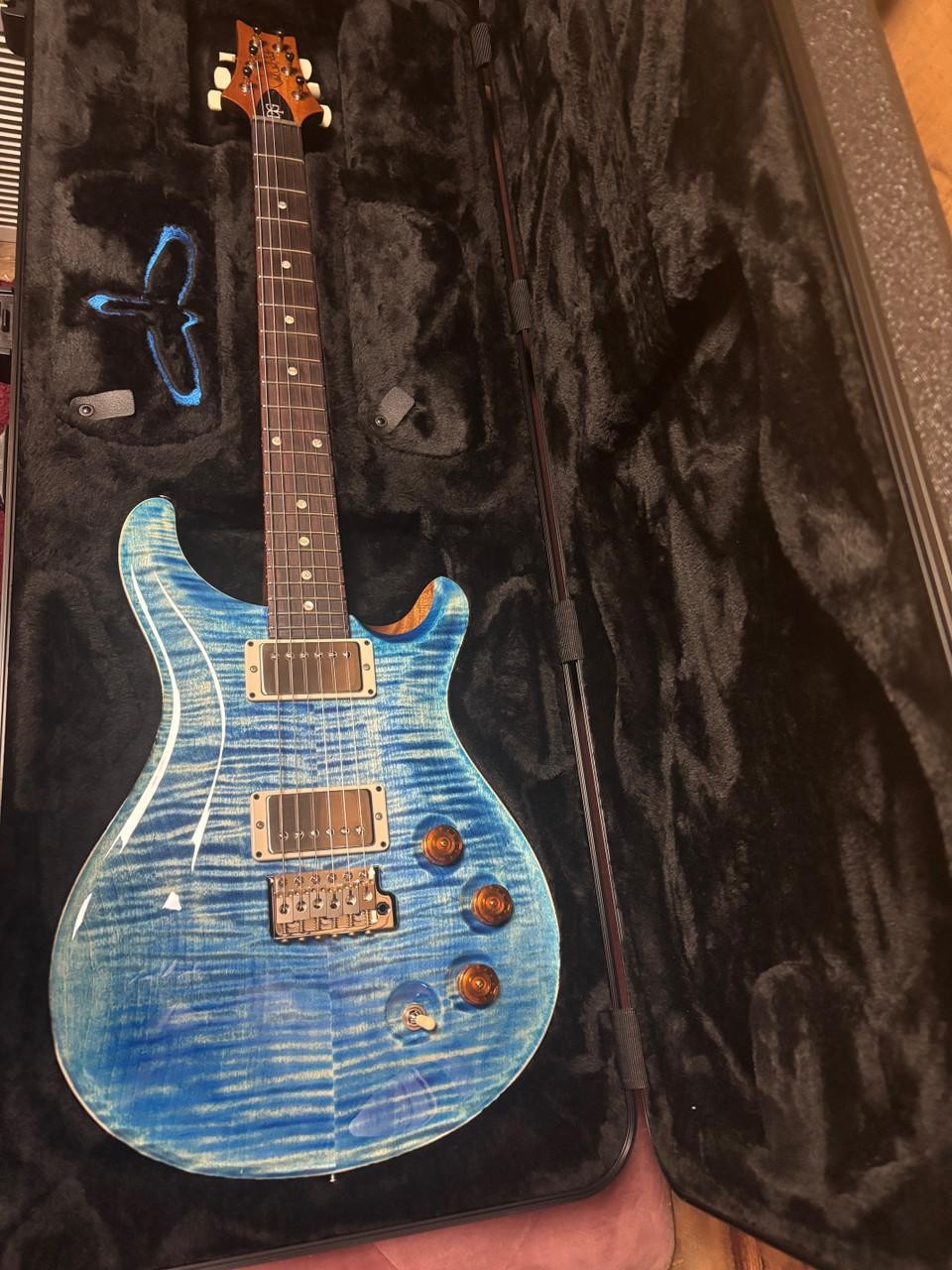 PRS DGT Moons Faded Blue Jean w/case