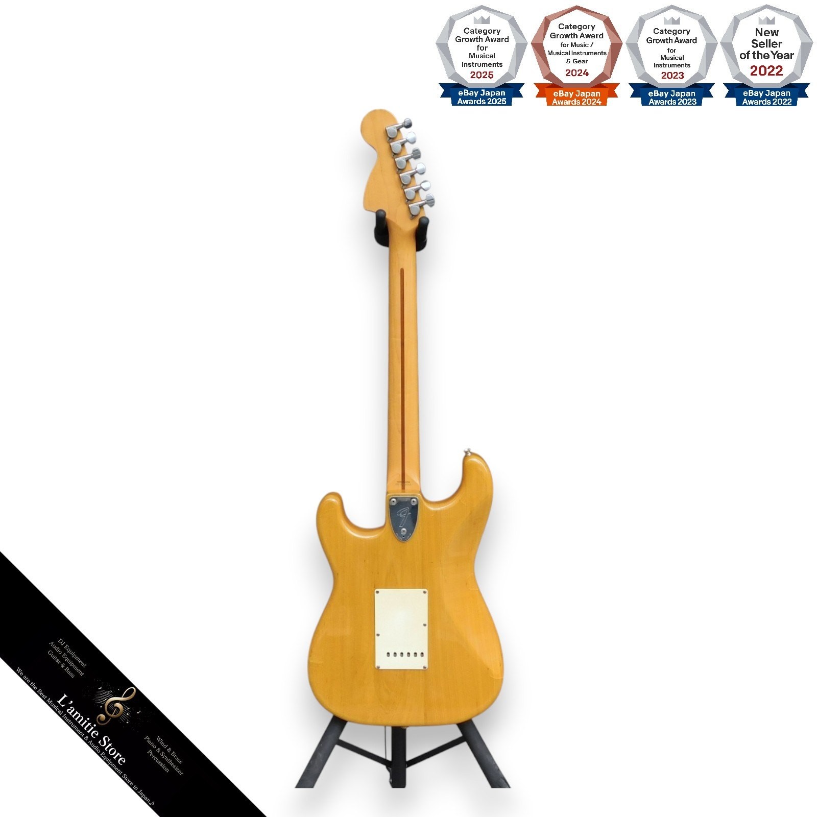 Fender Japan ST7265 Stratocaster S Serial Natural 19941995 Made FujiGen