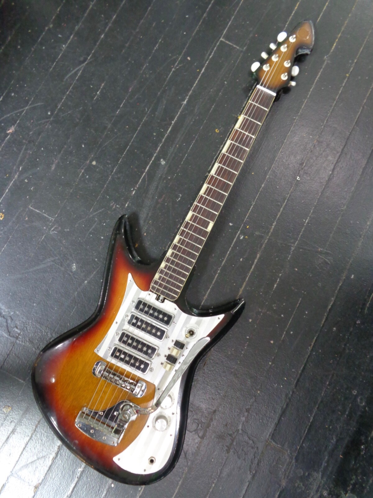 Vintage 1960s Teisco Del Rey ET-460 / ET-312 / K-3L