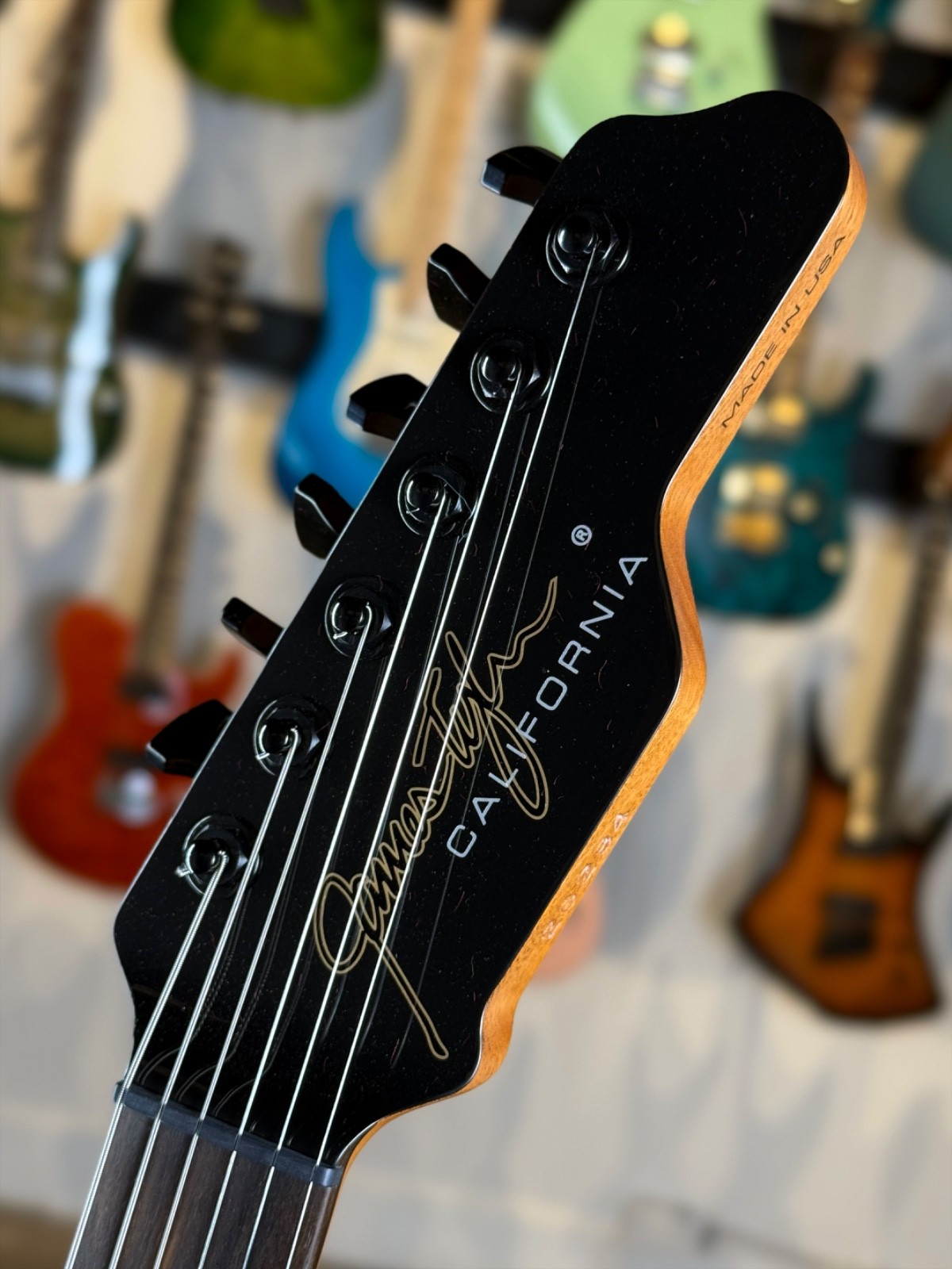 James Tyler Guitars Studio Elite HDX – Spalted Maple Transparent Teal Burst