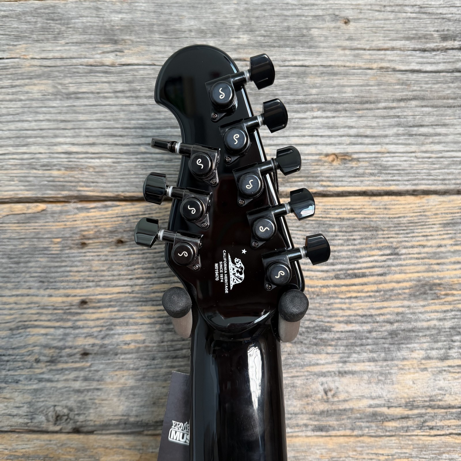 Ernie Ball Music Man Majesty 8 8-String Electric Guitar – Dark Side w/Ebony FB