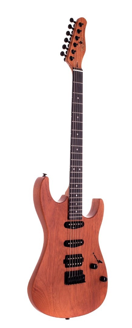 Tagima NTMS-DF Stella Natural Satin Mahogany Electric Guitar – Demo