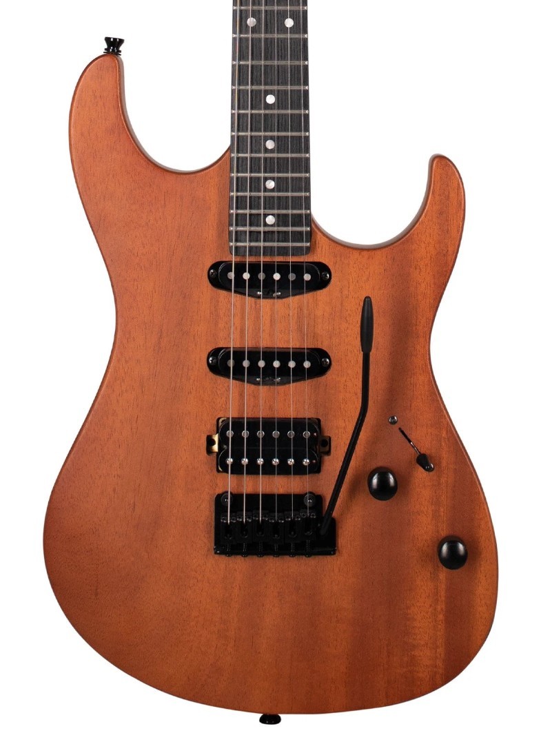 Tagima NTMS-DF Stella Natural Satin Mahogany Electric Guitar – Demo