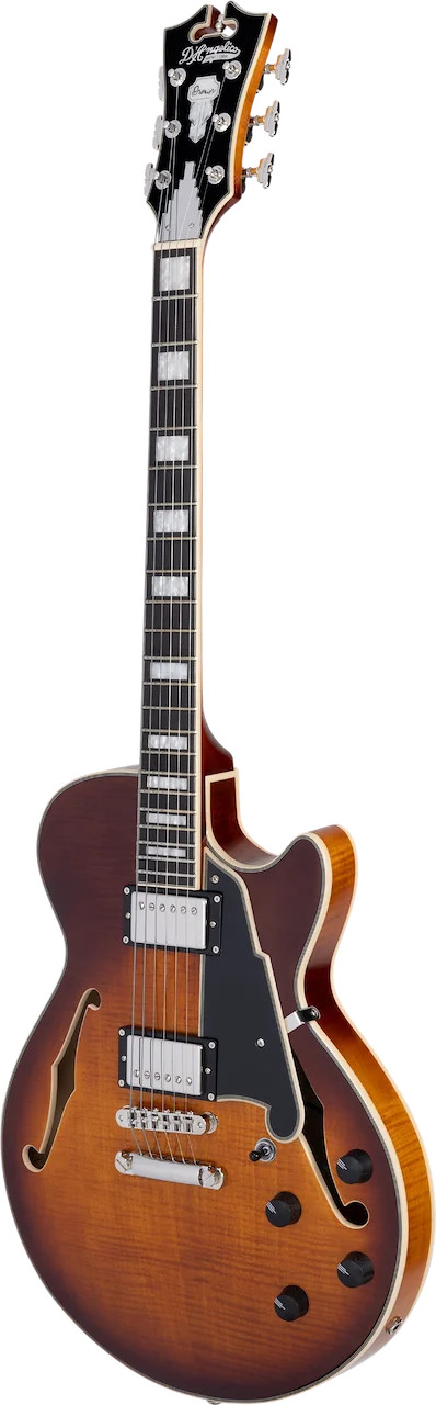 D’Angelico Premier SS Electric Guitar – Dark Iced Tea Burst