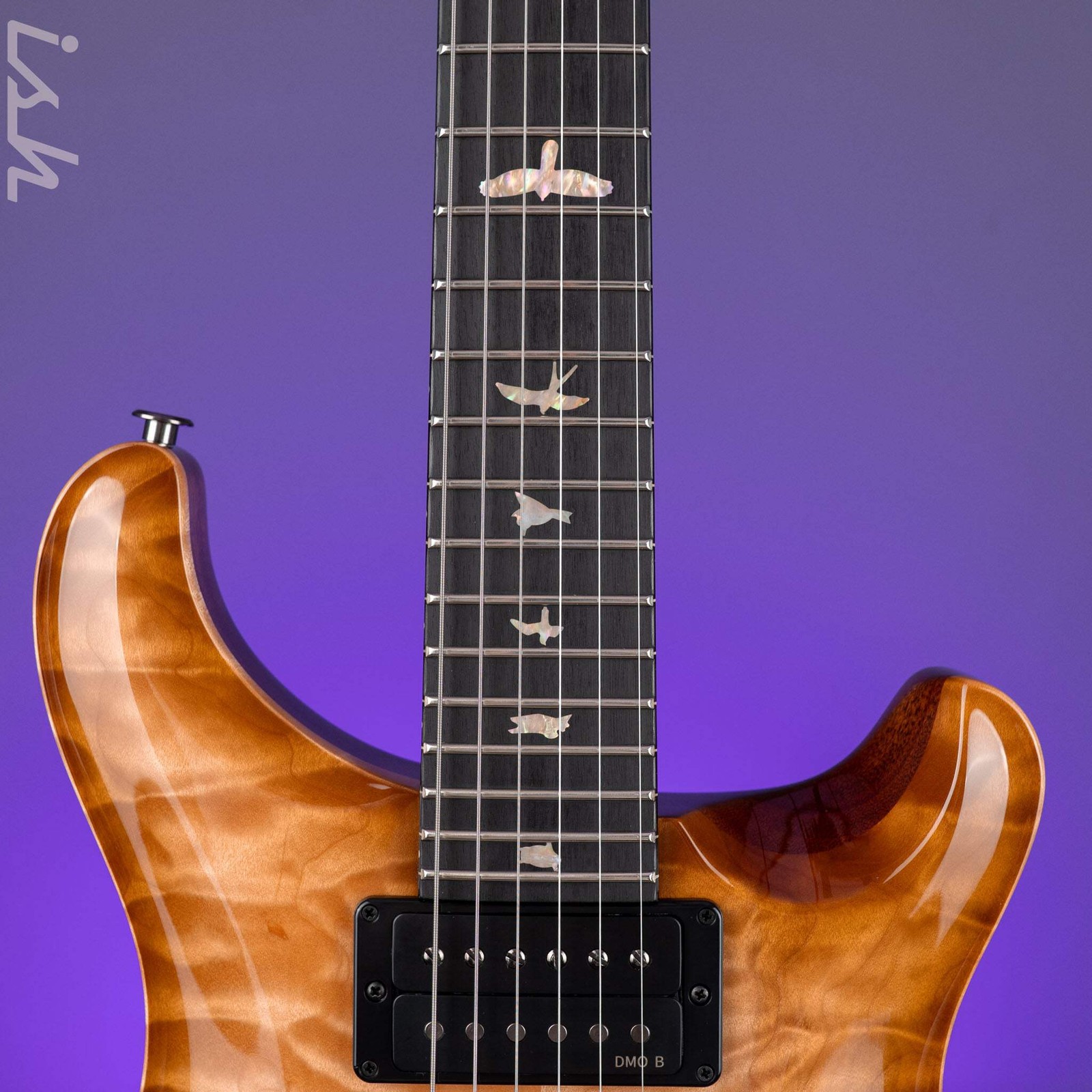 PRS Wood Library Custom 24 Artist Quilt Maple Natural Smokeburst