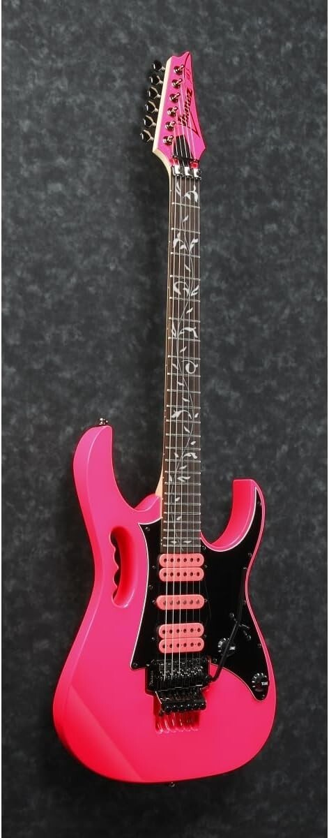 Ibanez JEMJRSP-PK Steve Vai Signature Model Pink Electric Guitar with Soft Case