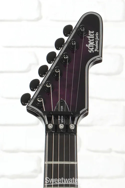 Schecter E-1 FR S Special Edition Electric Guitar – Trans Purple Burst