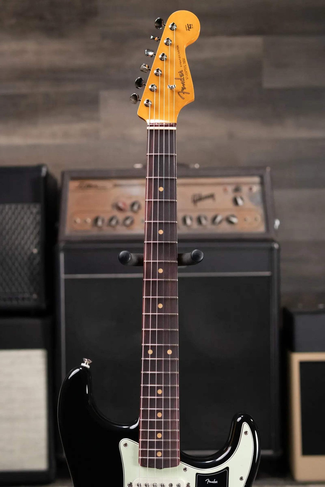 Fender Vintera III Early ’60s Stratocaster Electric Guitar – Black with Gig Bag