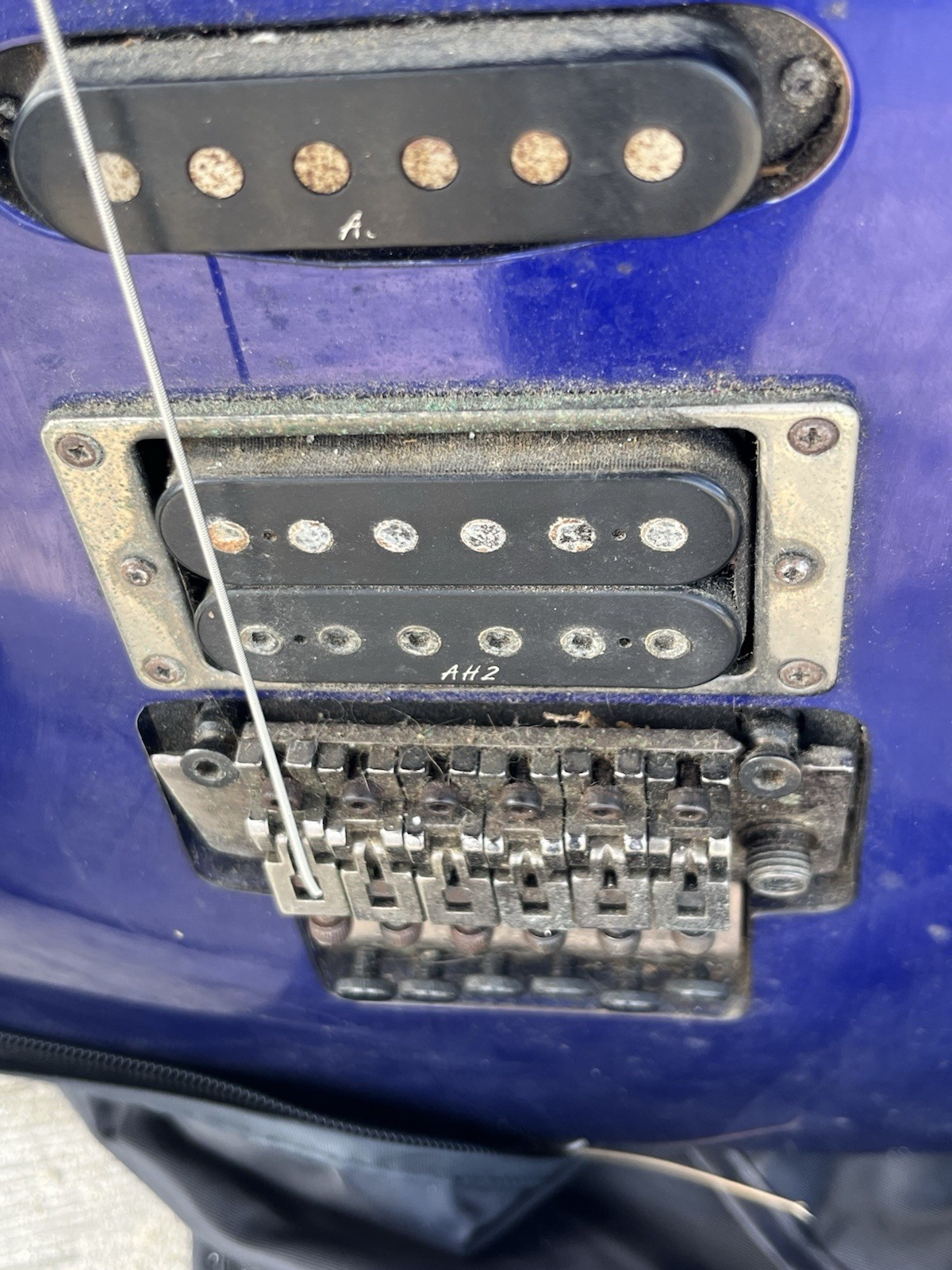 IBANEZ HEAVY METAL ELECTRIC GUITAR IN BRIGHT BLUE, Good Cond