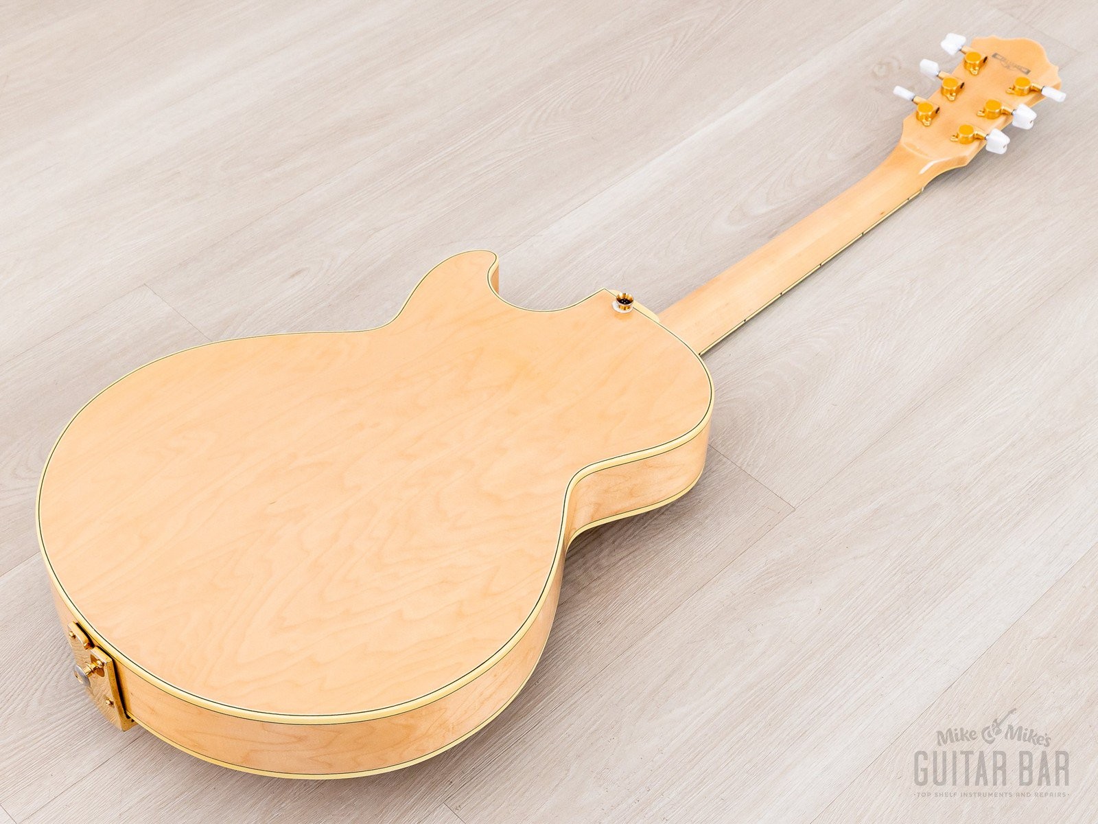 2001 Ibanez George Benson Signature GB10 Archtop Electric Guitar Natural