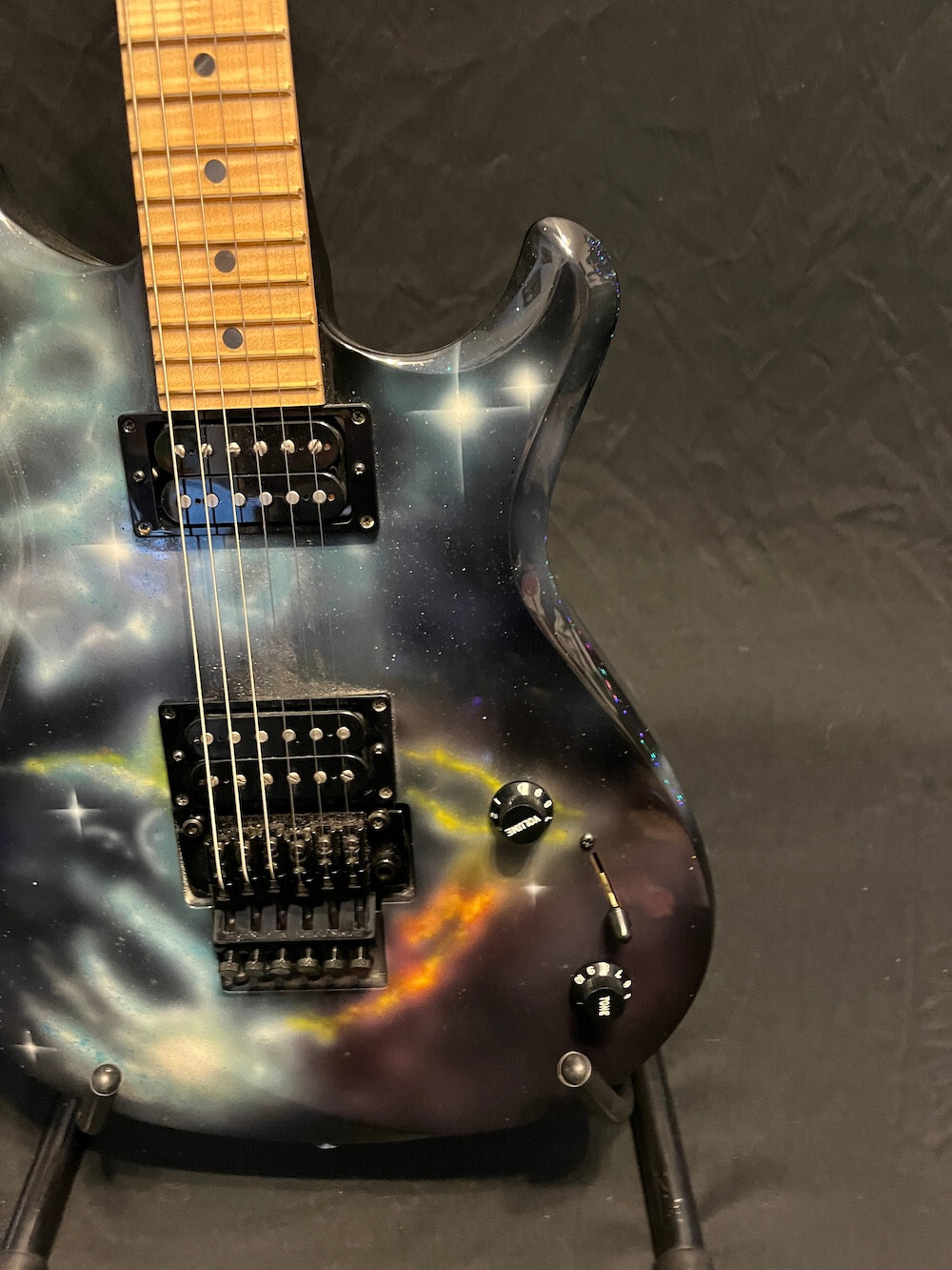 2017 Knaggs Severn XF Trembuck Galaxy Graphic by Nick Ralph Flame Maple Neck W/O
