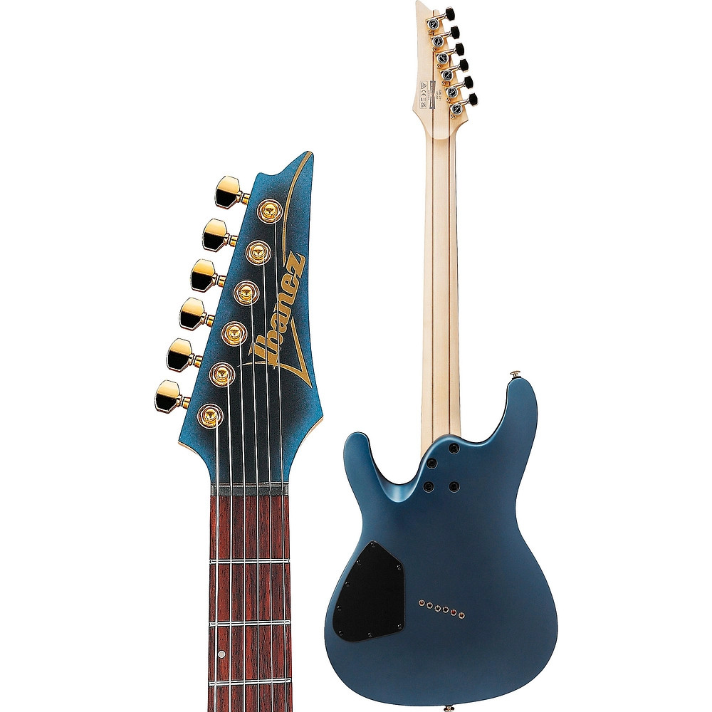 Ibanez SML721 S Axe Design Lab MultiScale Guitar Midnight Arctic Ocean Matte