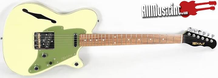 Fret King Vintage FKV25JJ John Jorgenson Arcadia Green Tele Electric Guitar