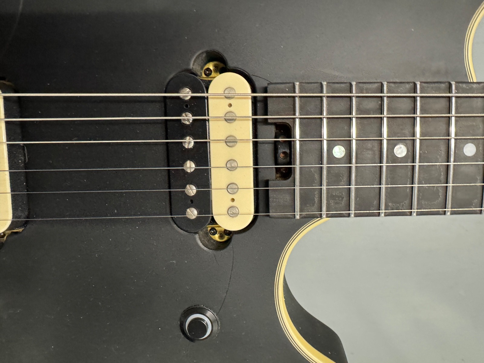EVH Wolfgang USA Signature Black Stealth Satin / Ebony (Three Finish Cracks)