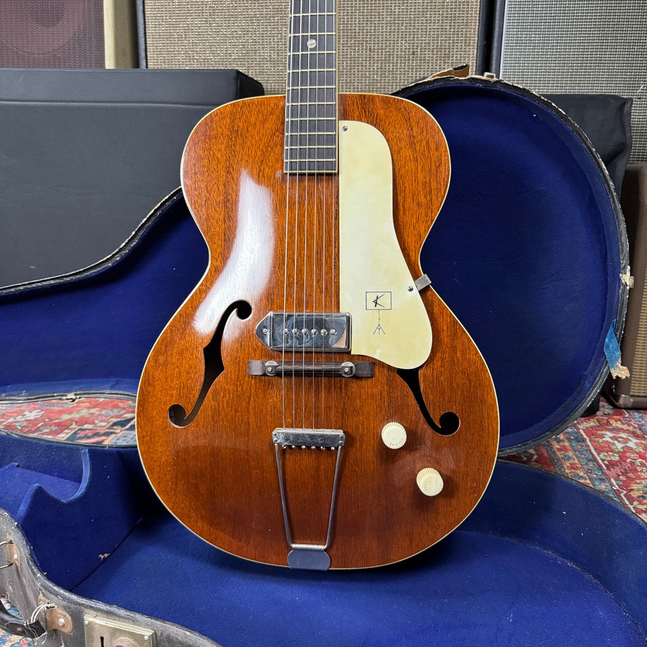 *Video* 1960’s Kay N-1 Hollowbody w/Fralin P-90 Mahogany