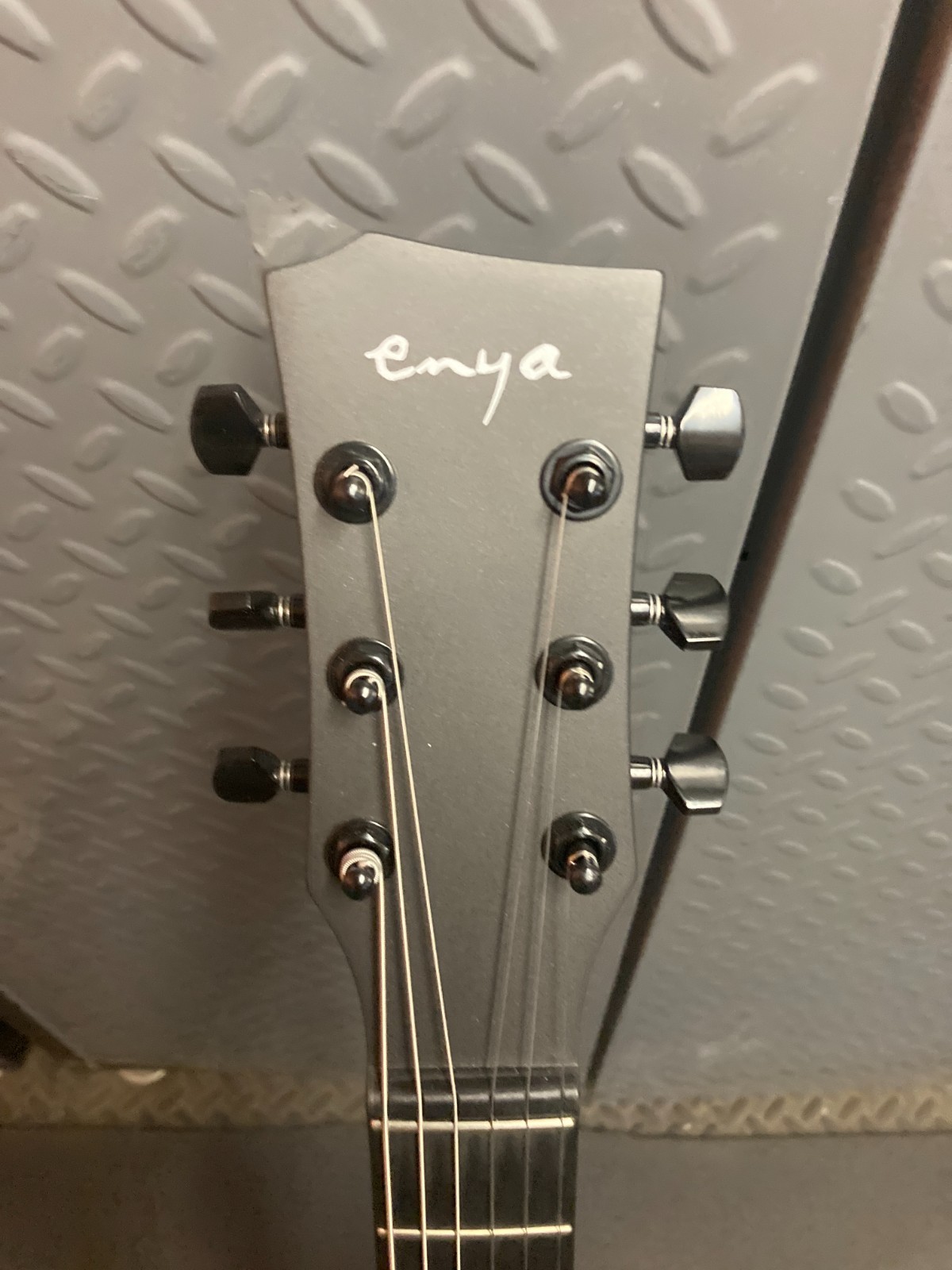 ENYA NOVA GO SONIC Carbon Fiber Travel Guitar. With Soft Case