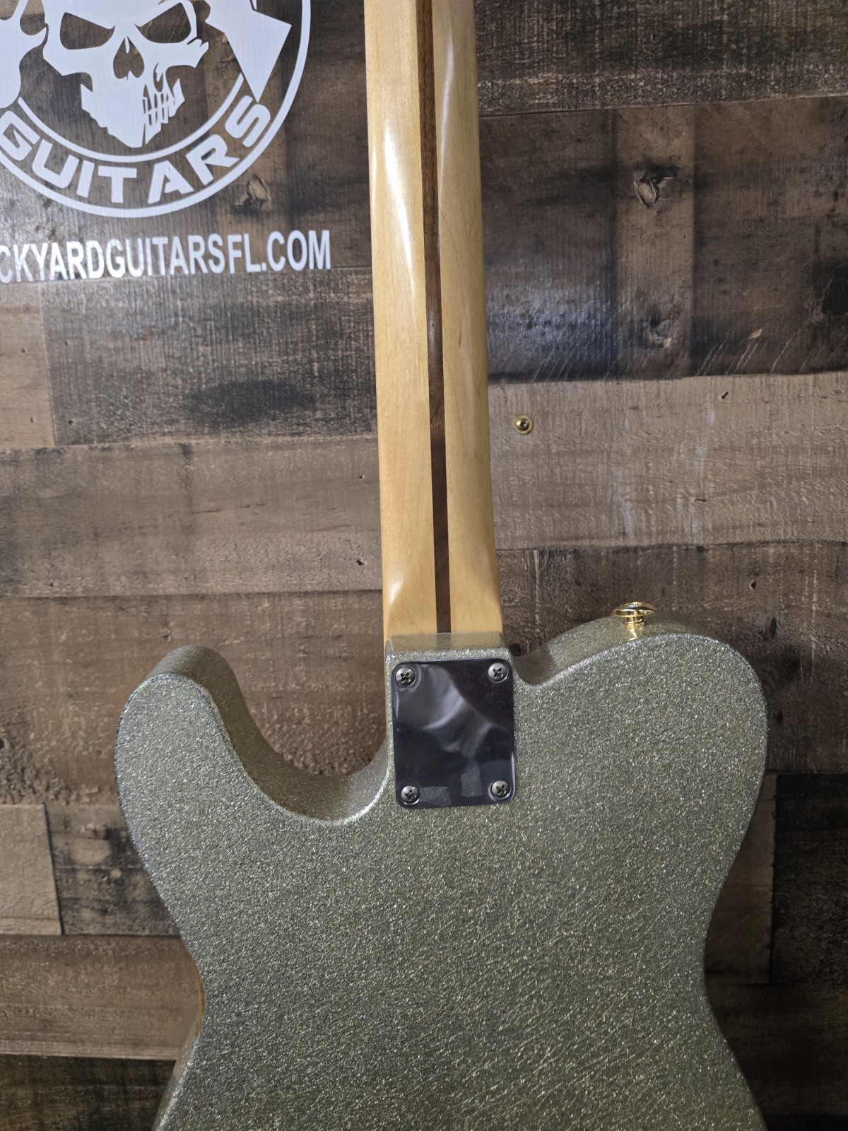 2017 Fender Brad Paisley Road Worn Telecaster Maple Silver Sparkle Guitar W/ Bag
