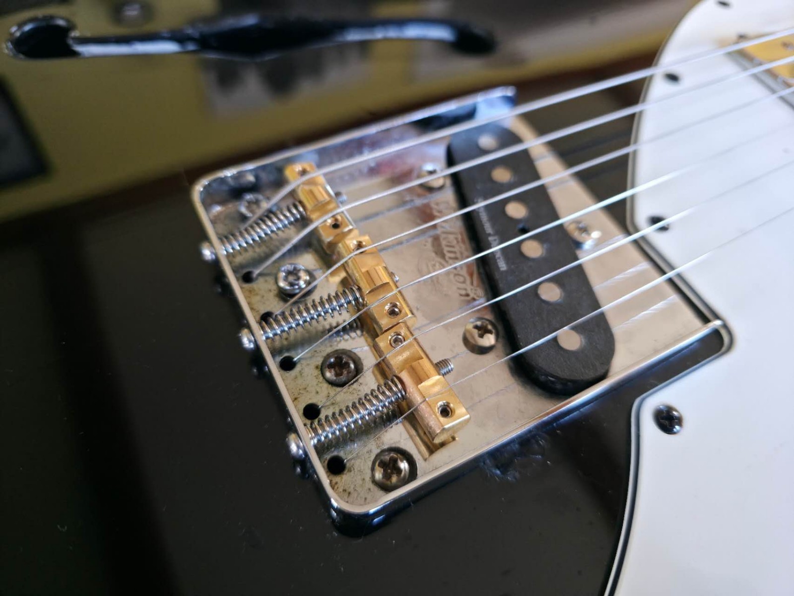 Squier by Fender Thinline Telecaster w/Hipshot and Seymour Duncan ’07 – blk