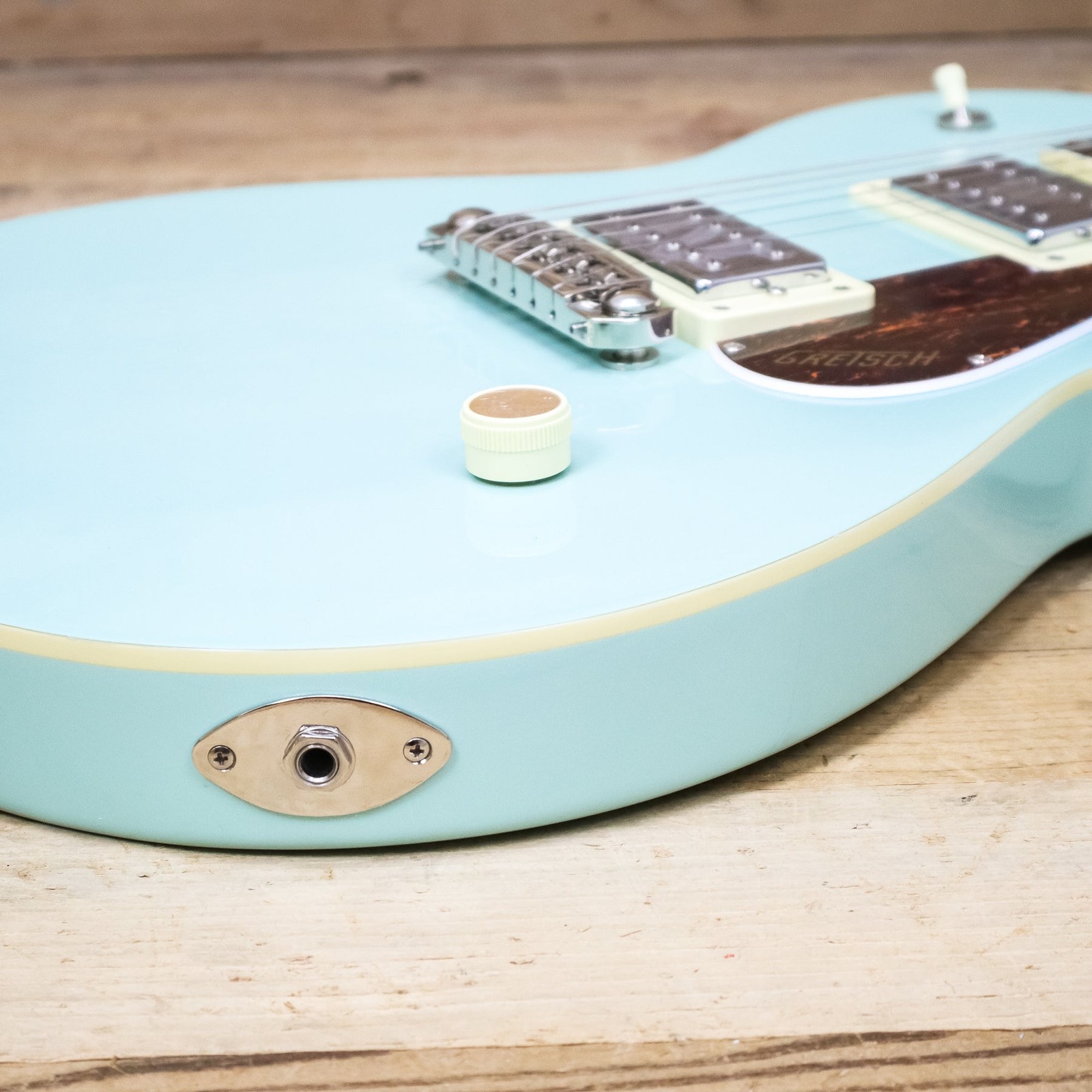 Open Box Gretsch Streamliner Jet Club Single-Cut Solid Body, Mint Metallic
