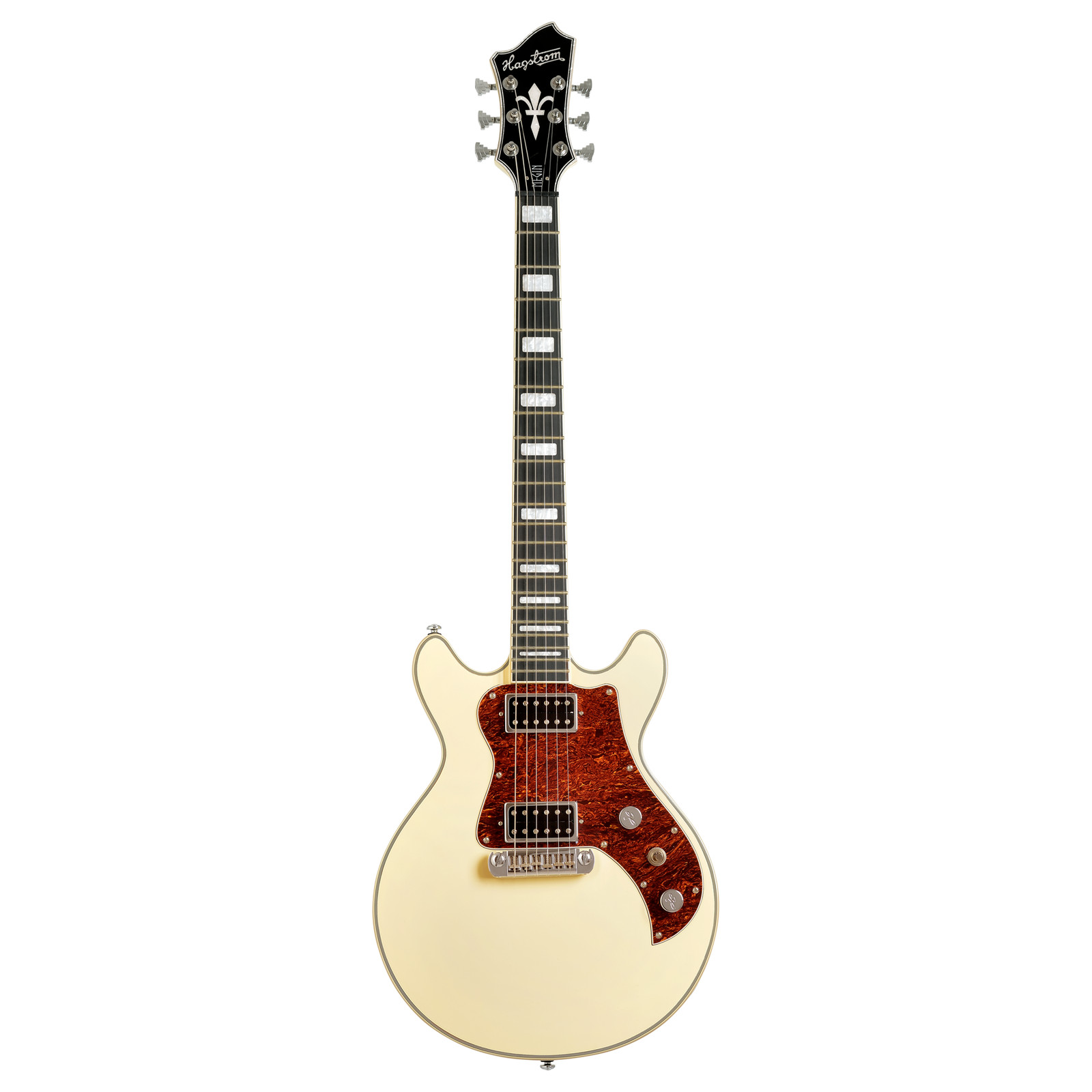 Hagstrom Megin Double Cut Electric Guitar – Creme