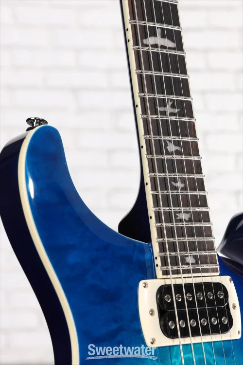 PRS SE Custom 24-08 Quilt Electric Guitar – Lake Blue