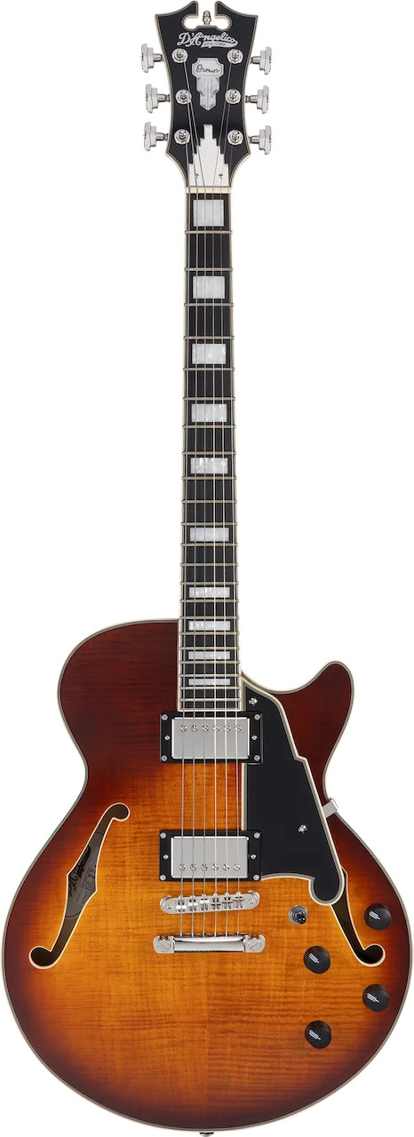 D’Angelico Premier SS Electric Guitar – Dark Iced Tea Burst