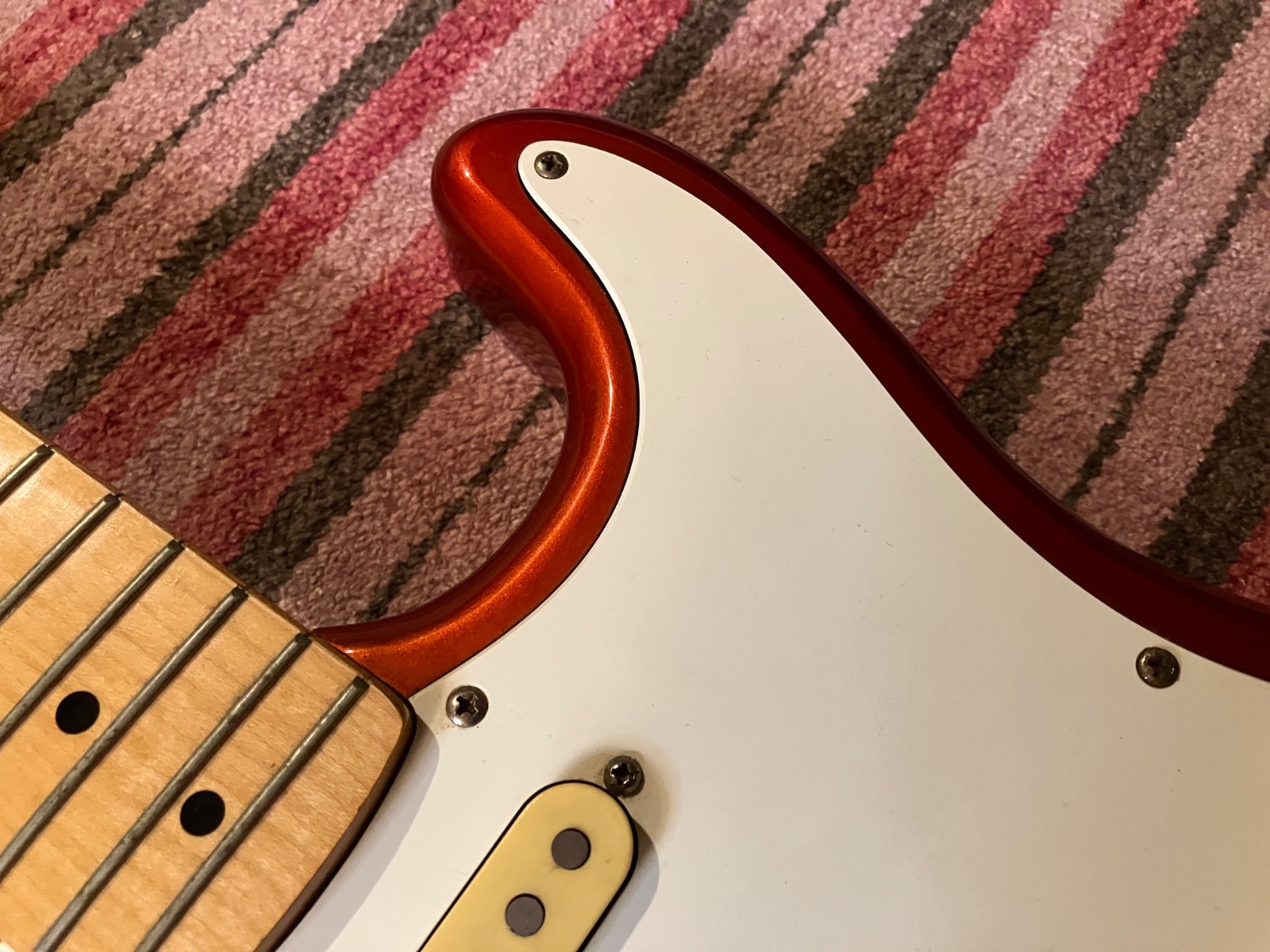 80’s Hondo Fame Mastercaster 003 Strat Style Guitar Husk Parts/Project