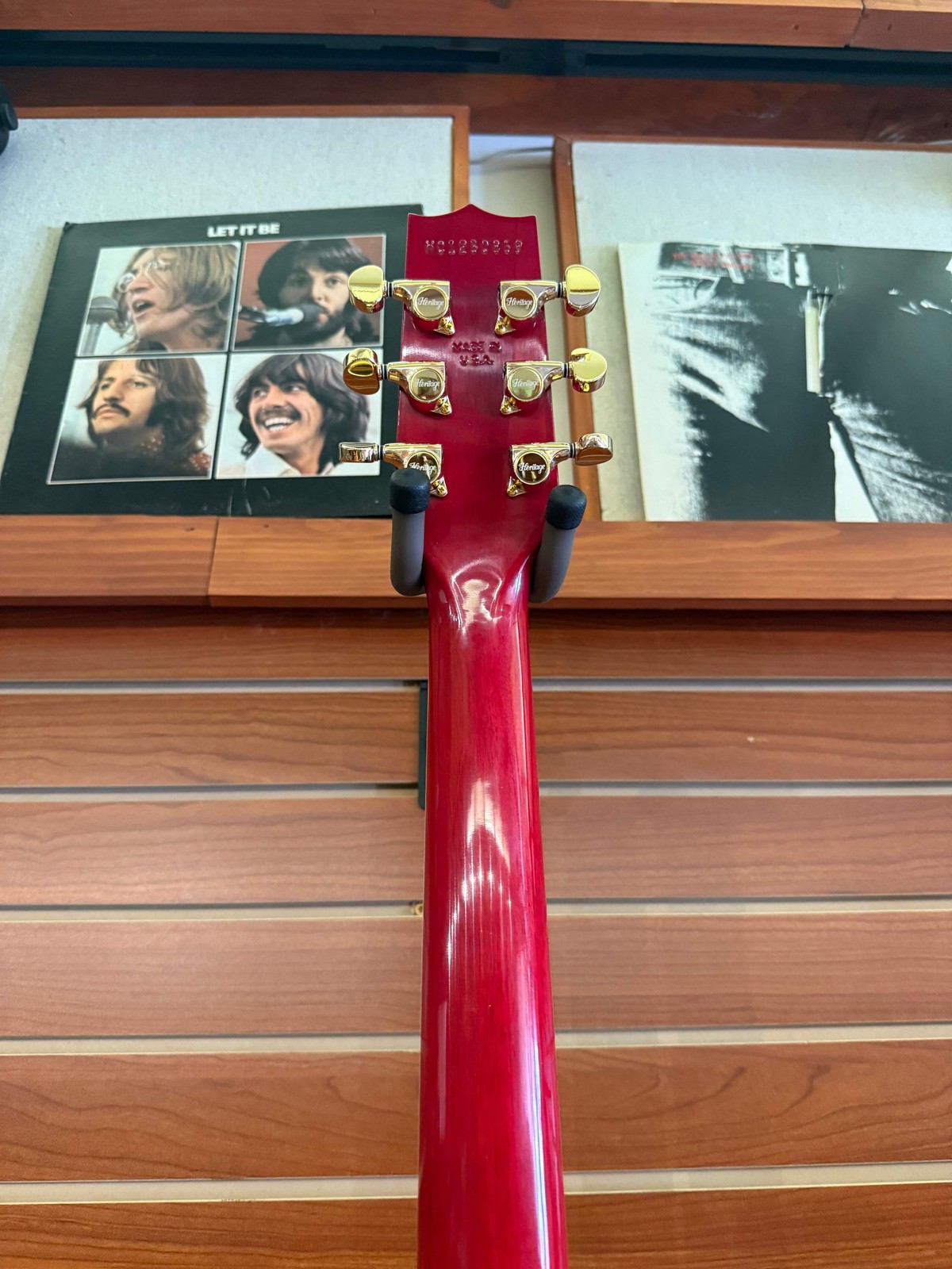 Heritage Custom Shop Core Collection H-555 Electric Guitar, Translucent Cherry
