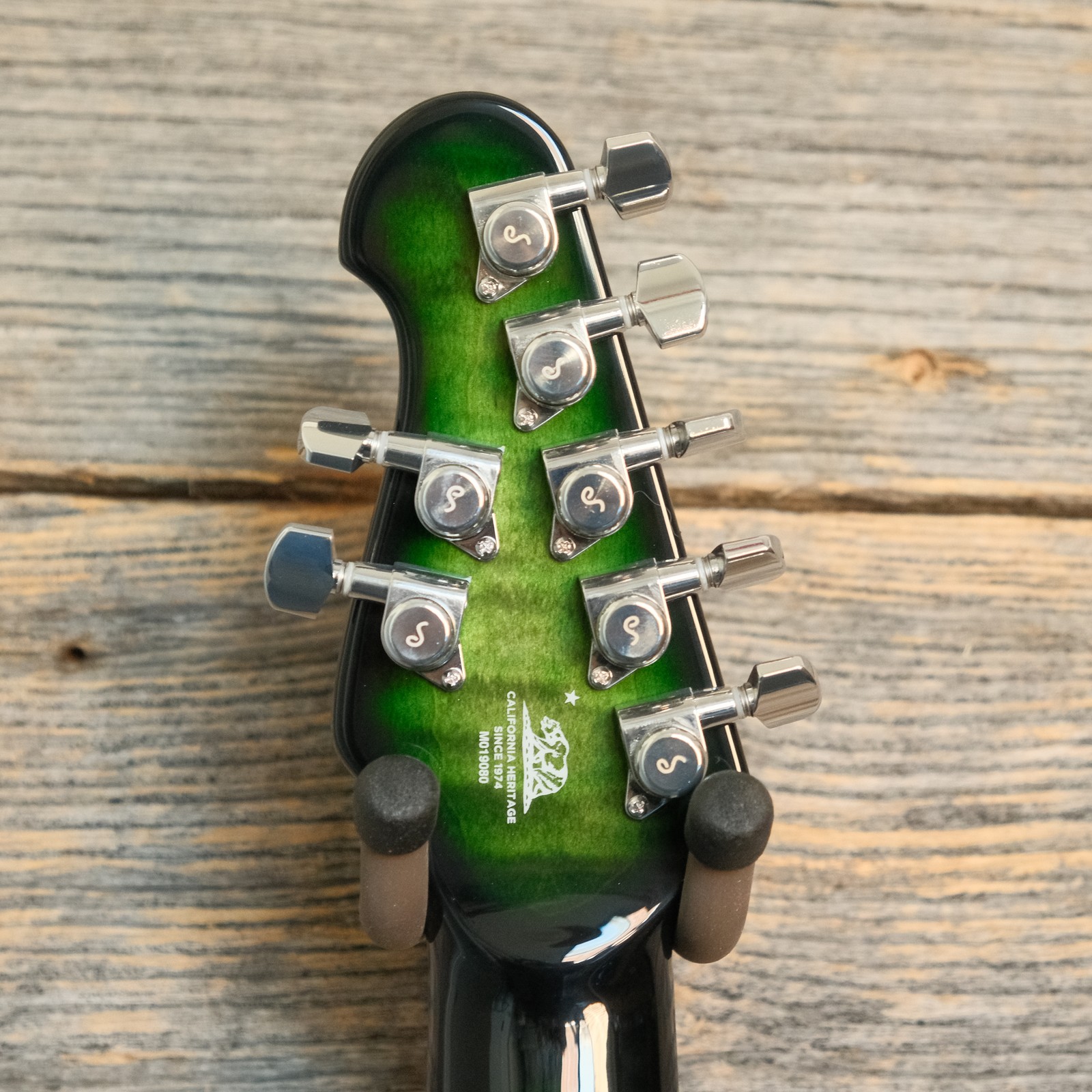 Ernie Ball Music Man BFR Majesty 7 7-String Electric Guitar – Malachite