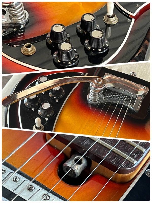 Electric Guitar KEY K-20T SG Style 1970s Sunburst Vintage MIJ Japan