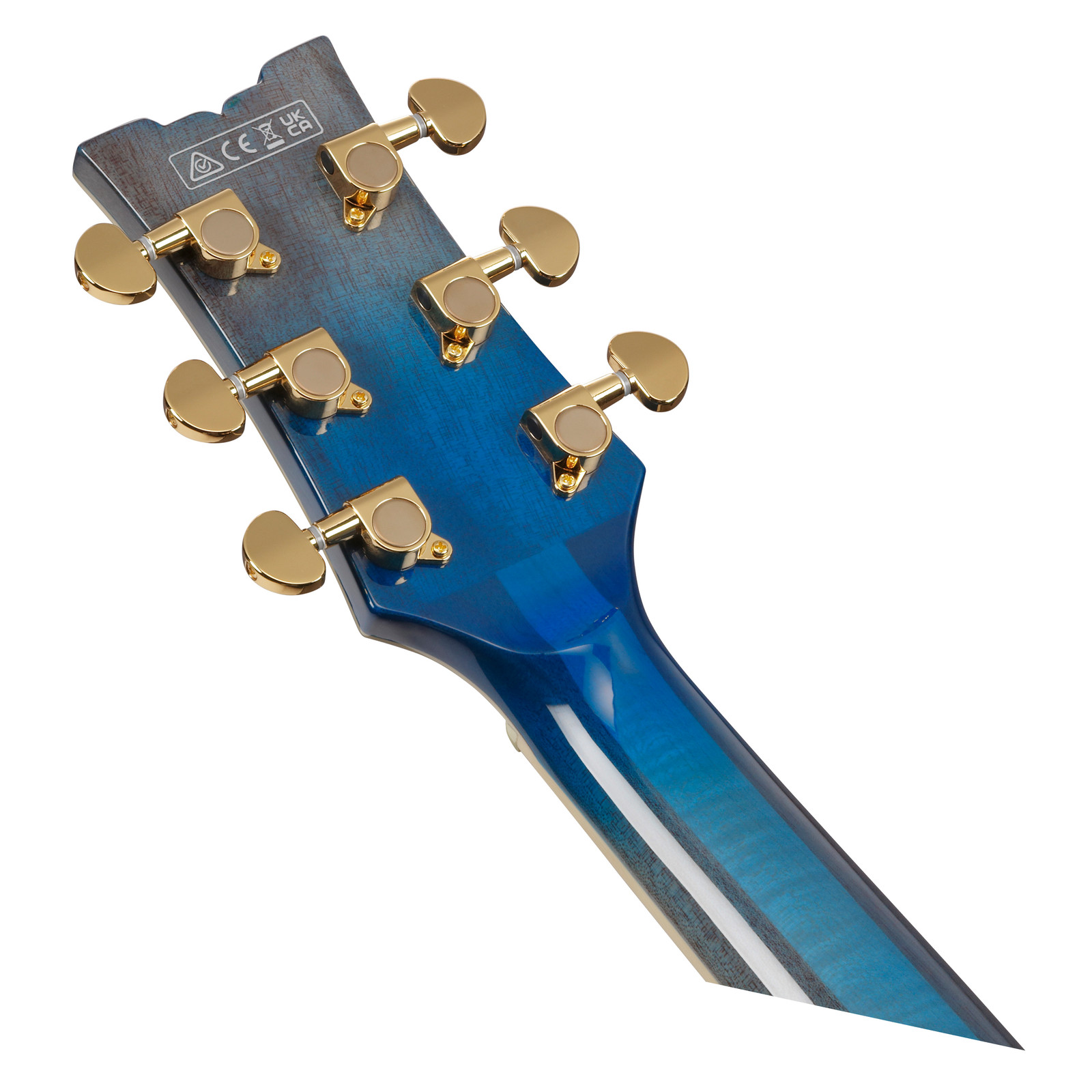 Used Ibanez AM93QA AM Artcore Expressionist Semi-Hollow Guitar – Jet Blue Burst