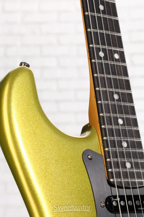 Fender American Ultra II Stratocaster HSS Electric Guitar – Solar Flare with
