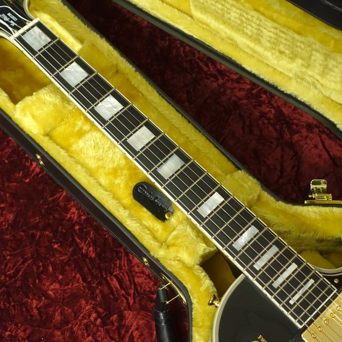 Epis Inspired by Gibson Custom Les Paul Custom Ebony (no260625)